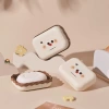J06-6913 Soap box with lid, dust-proof and water-proof, convenient travel, simple draining soap box, countertop soap box Specification image